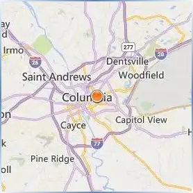 Allen University Location Map Allen University Location Map