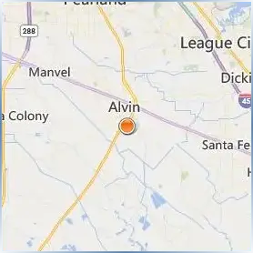 Alvin Community College Location Map