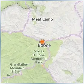 Appalachian State University Location Map Appalachian State University Location Map