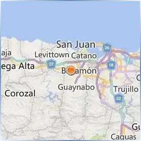 Universidad Central de Bayamon Location Map Universidad Central de Bayamon Location Map