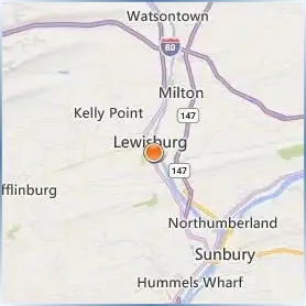 Bucknell University Location Map Bucknell University Location Map