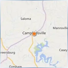 Campbellsville University Location Map Campbellsville University Location Map