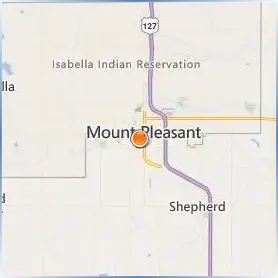 Central Michigan University Location Map Central Michigan University Location Map