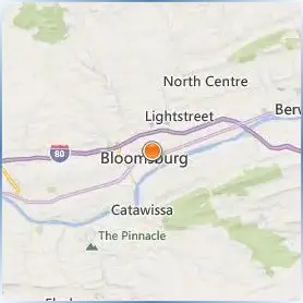 Commonwealth University of Pennsylvania Location Map