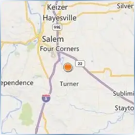 Corban University Location Map