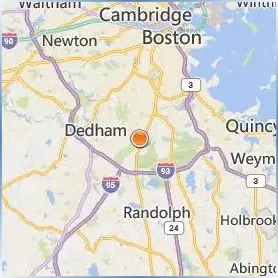 Curry College Location Map Curry College Location Map