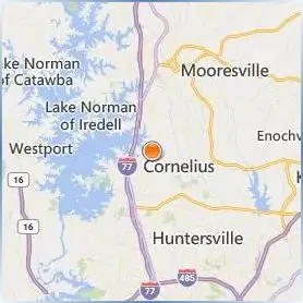 Davidson College Location Map