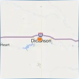 Dickinson State University Location Map