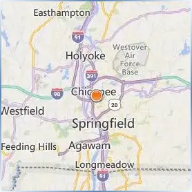 College of Our Lady of the Elms Location Map