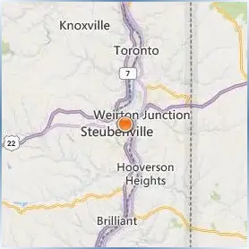 Franciscan University of Steubenville Location Map Franciscan University of Steubenville Location Map