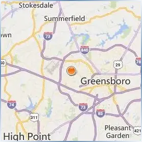 Guilford College Location Map Guilford College Location Map