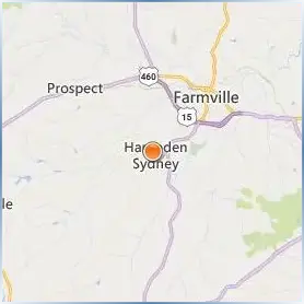 Hampden Sydney College Location Map Hampden Sydney College Location Map