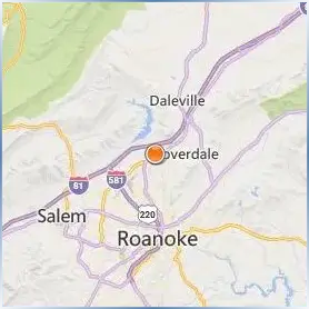 Hollins University Location Map Hollins University Location Map