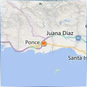 Inter American University of Puerto Rico Ponce Location Map