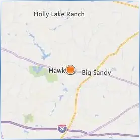 Jarvis Christian University Location Map