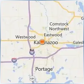 Kalamazoo College Location Map