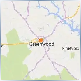 Lander University Location Map