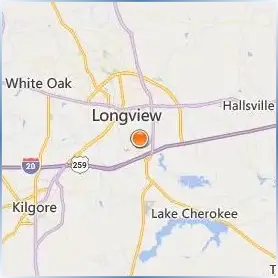 LeTourneau University Location Map