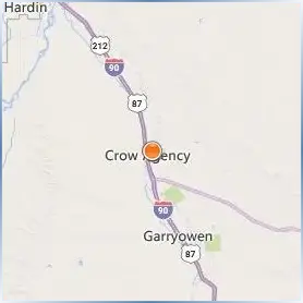 Little Big Horn College Location Map Little Big Horn College Location Map