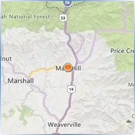 Mars Hill University Location Map Mars Hill University Location Map