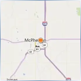 McPherson College Location Map