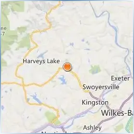 Misericordia University Location Map