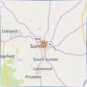 Morris College Location Map