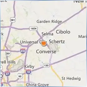 Northeast Lakeview College Location Map