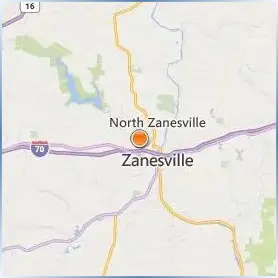 Ohio University Zanesville Location Map Ohio University Zanesville Location Map