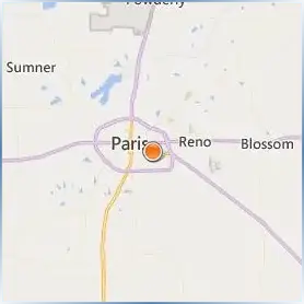 Paris Junior College Location Map Paris Junior College Location Map
