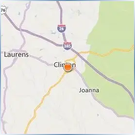 Presbyterian College Location Map Presbyterian College Location Map
