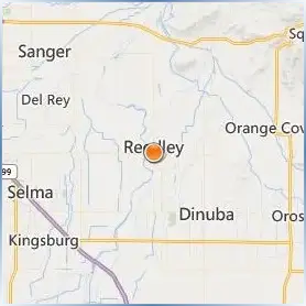 Reedley College Location Map Reedley College Location Map