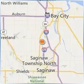 Saginaw Valley State University Location Map Saginaw Valley State University Location Map