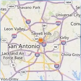 San Antonio College Location Map