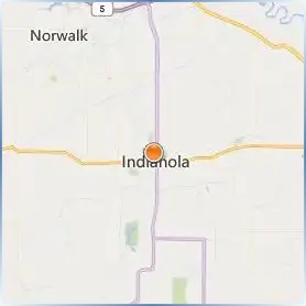Simpson College Location Map