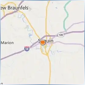 Texas Lutheran University Location Map