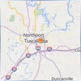 The University of Alabama Location Map The University of Alabama Location Map