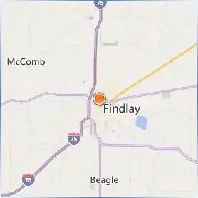 The University of Findlay Location Map The University of Findlay Location Map