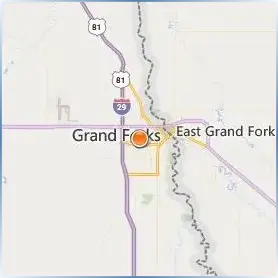 University of North Dakota Location Map University of North Dakota Location Map