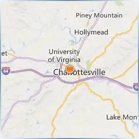 University of Virginia Location Map University of Virginia Location Map