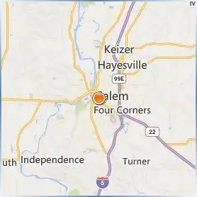 Willamette University Location Map